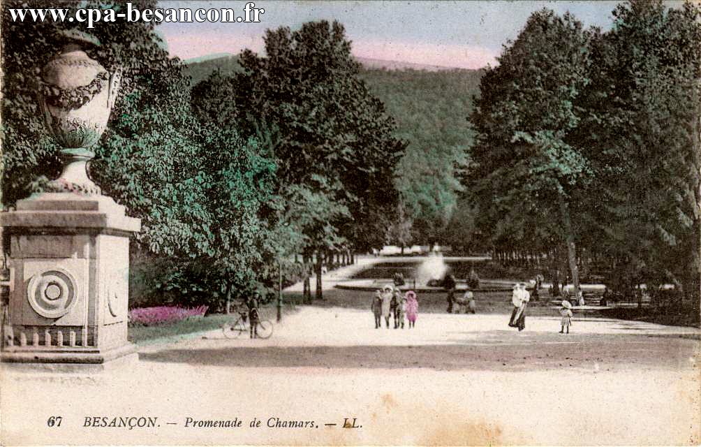 67 BESANÇON. - Promenade de Chamars.